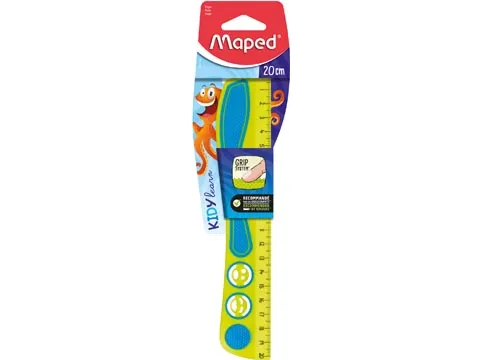 Latte Kidy'Grip 20 cm, couleurs assorties, blister de 1 pièces