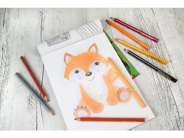 Kleurpotlood Eberhard Faber Jumbo 24st. driekantig in kartonnen etui