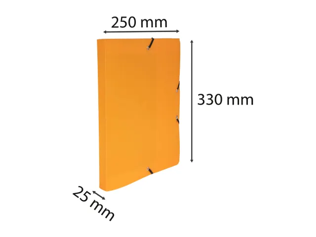 Klasseerdoos LINICOL OR PP rug 2mm ass.