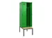 locker met bank,voor scheiding van kleding,HxBxD 2120x600x815mm,2vak