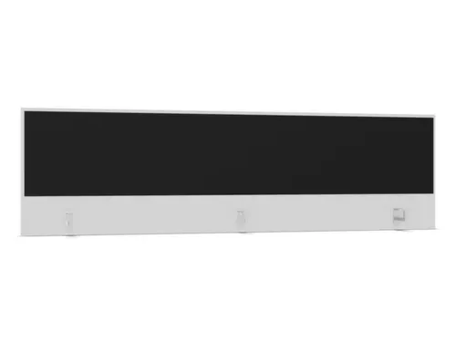 opzetpaneel,v. bureau,aanbouw achter,B 2000mm,Bl-wit,BN8033-zwart
