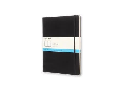 Notitieboek Moleskine XL 190x250mm dots hard cover zwart