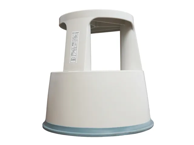 Opstapkruk Westcott 43x29x42cm lichtgrijs