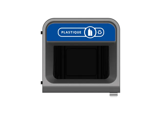 Configure Recyclingstation Plastique 87 Liter Antraciet Blauw