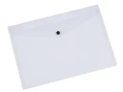 Documentenmap A4 172 Micron Drukknopsluiting Transparant
