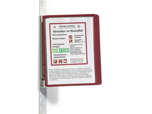 Wandmodule Vario Magnetisch Muur 5 Panelen Rood