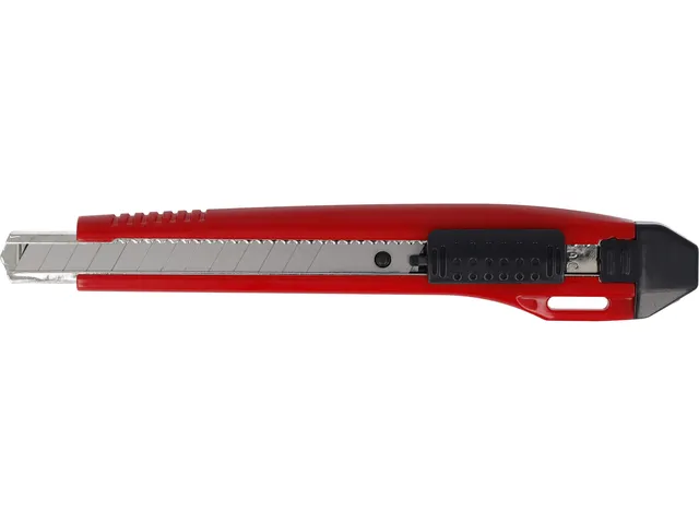 Cutter Westcott Premium 9mm curseur coulissant rouge