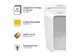 Destructeur Fellowes Powershred LX70 particules 4x40mm blanc