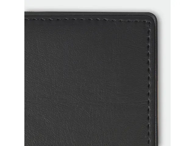Porte-blocs version cuir noir A4