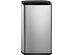 EKO Laguna Open top Prullenbak 12 Liter Zilver Mat RVS