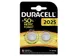 Batterij Duracell knoopcel 2x CR2025 lithium Ø20mm 3V-170mAh
