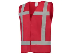 Tricorp V-RWS fluohesje, neonrood, maat M/L, per stuk