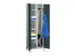 kleding-/wasgoedkast,HxBxD 1850x600x500mm,RAL7035,front RAL7016
