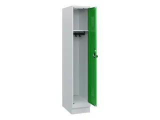 schoollocker,HxBxD 1630x300x500mm,1vak,vak B 300mm,draaigrendel,sokkel - 1