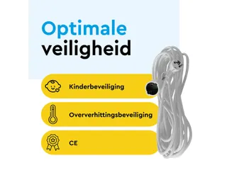 Verlengkabel BRASQ 20m wit - 4