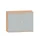 Kantoorkast 770x1000x430mm Romp Beuken Decor Front Lichtgrijs