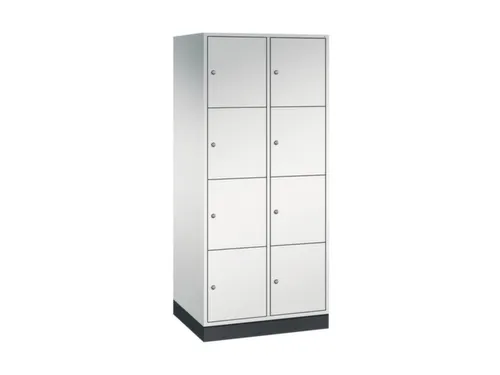 grootvolume-lockersysteem,RAL 7035,HxBxD 1950x820x600mm,2x4vakken