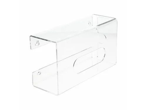 3373 Wandhouder Acryl Transparant Laag Model 245x135x85mm
