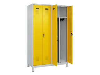 PBM-locker,HxBxD 1950x1200x500mm,4vak,vak B 300mm,draaigrendel - 1