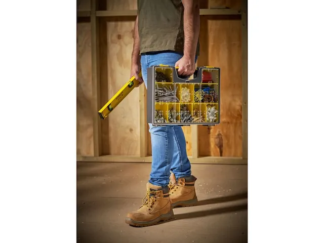 Pro Organizer 8 Vakken Geel/Zwart