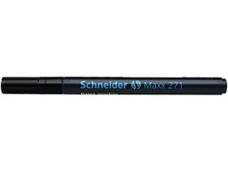 Lakmarker Schneider Maxx 271 1-2 mm zwart