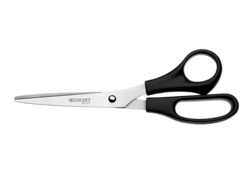 Kantoorschaar Westcott 210mm met kunststof grip rvs