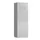 garderobekast HxBxD 1800x590x500mm 2vak klink RAL7035