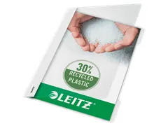 Snelhechter Leitz 4191 standaard A4 wit 30% gerecycled plastic