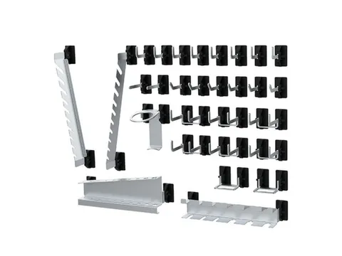 Houderassortiment,V. Perfoplaat,28-Dlg.,Incl. Houder