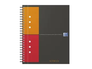 Spiraalblok Oxford International Notebook A5+ ruit 5mm - 6