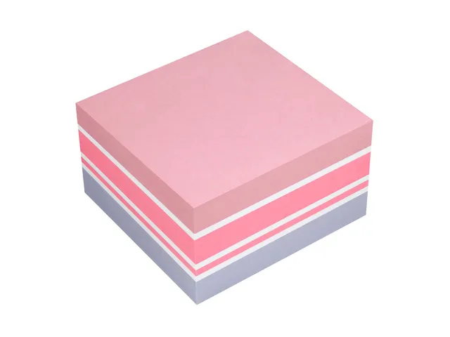 Notitieblok 75x75mm Assorti Mix Blok A 400 Vel