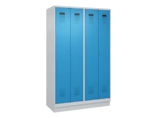 locker voor scheiding van kleding,HxBxD 1950x1200x500mm,4vak - 2
