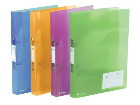 Ringband Rexel Ice A4 2-rings O-mechaniek 25mm PP assorti