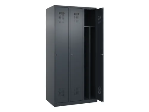 locker voor scheiding van kleding,HxBxD 1850x900x500mm,3vak