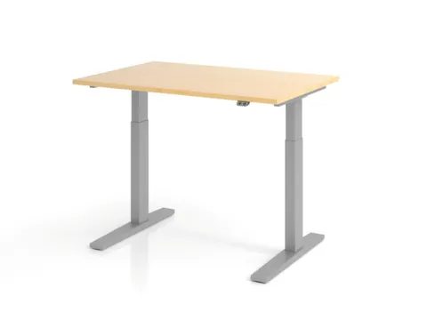 Elektrisch in hgte vst. zit-sta-bureau,HxBxD 700-1200x1200x800mm