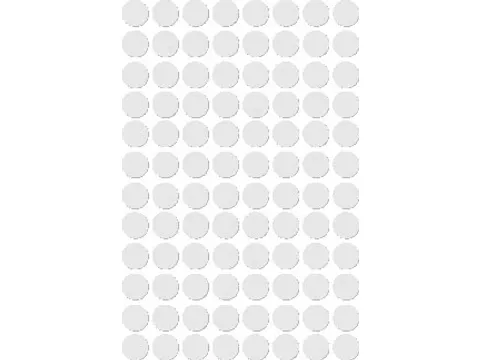 Apli Ronde Etiketten Ø8mm Wit