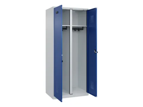 locker voor scheiding van kleding,HxBxD 1850x800x500mm,2vak