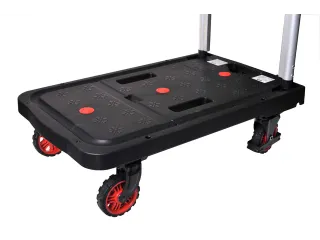 Transportkar Pavo platform trolley inklapbaar 137kg zwart - 2