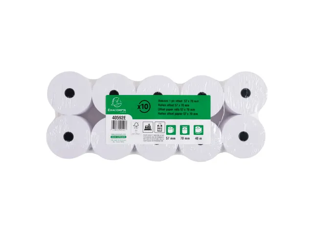 Rekenrollen voor rekenmachines 57mm breed 57x70x12mm