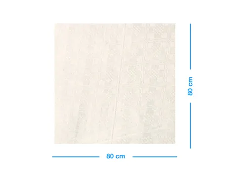 Tork 474057 Damastpapier Napperon Universal 1-laags wit 80x80cm 250 st
