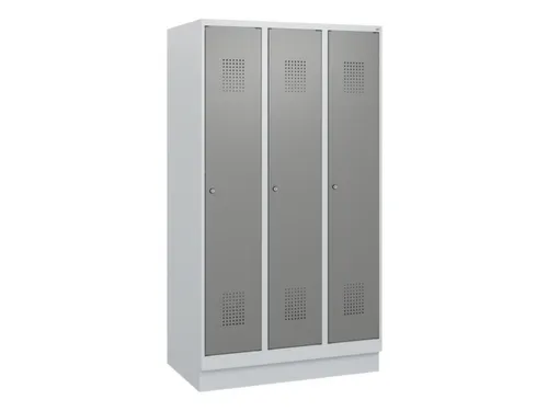 schoollocker,HxBxD 1630x900x500mm,3vak,vak B 300mm,cil.-slot,sokkel