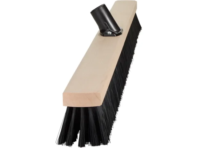 Vikan Classic 31100-S veger blank hout zwarte medium vezel 102cm