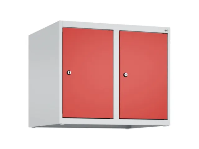 opzetkast,v. locker,2vak.,vak B 300mm,HxBxD 500x600x500mm,cilinderslot