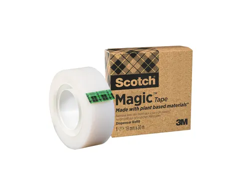 Plakband Scotch Magic 900 19mmx30m onzichtbaar mat