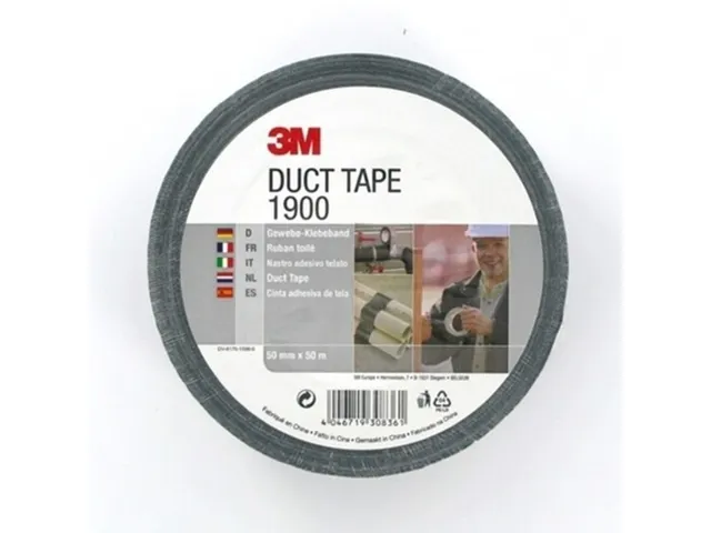 Duct tape 3M Economy 1900 50mmx50m zwart