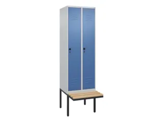 locker voor scheiding van kleding,HxBxD 2120x600x815mm,2vak - 1