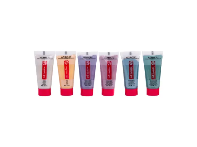 Acrylverf Talens Art Creation Metallic 12ml set à 6 kleuren