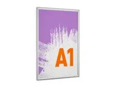 OUTLET Kliklijst aluminium Outdoor A1 metaal zilver