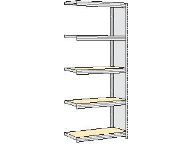 magazijnstelling,aanbouwveld,HxBxD 2000x875x326mm,vakl. 250kg