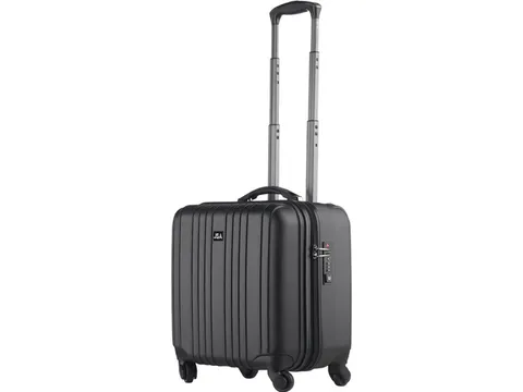 Trolley JSA mat zwart ABS 17 inch laptop